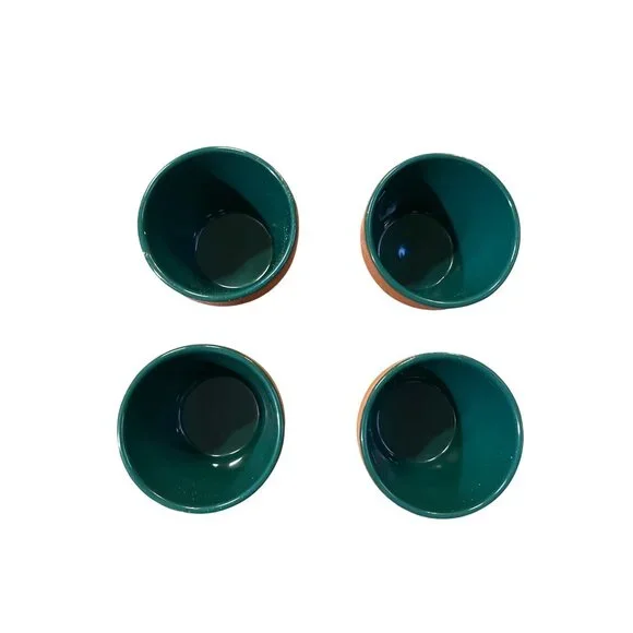 1996 Hearthstone Bread Baker Set 4 Clay Pots Baking Crocks Used - Picture 15 of 16